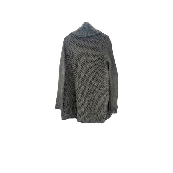 VINCE Honeycomb Yak And Wool Sweater Cardigan Jacket Waffle-Knit Women’s Size M - Picture 6 of 11